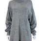 Free People Gray Turtleneck Sweater Size XS