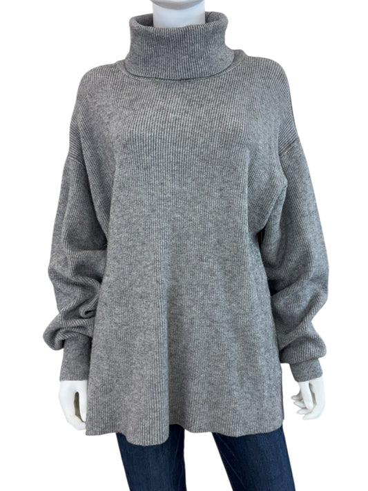 Free People Gray Turtleneck Sweater Size XS