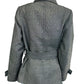 BANANA REPUBLIC 100% Polyester Grey Button Up Blazer Size 10