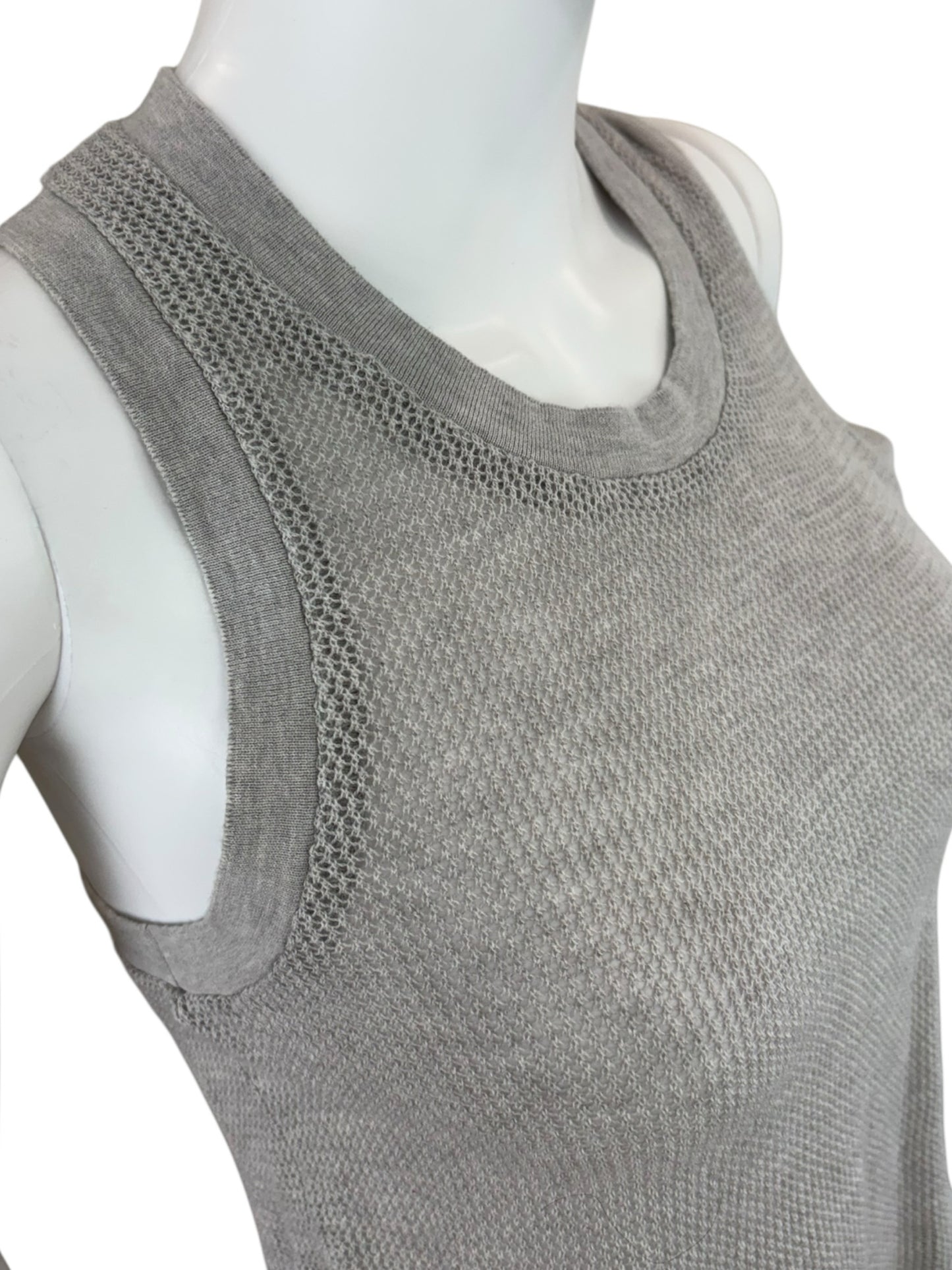 Jumper1234 Gray Knit Tank Top Size S