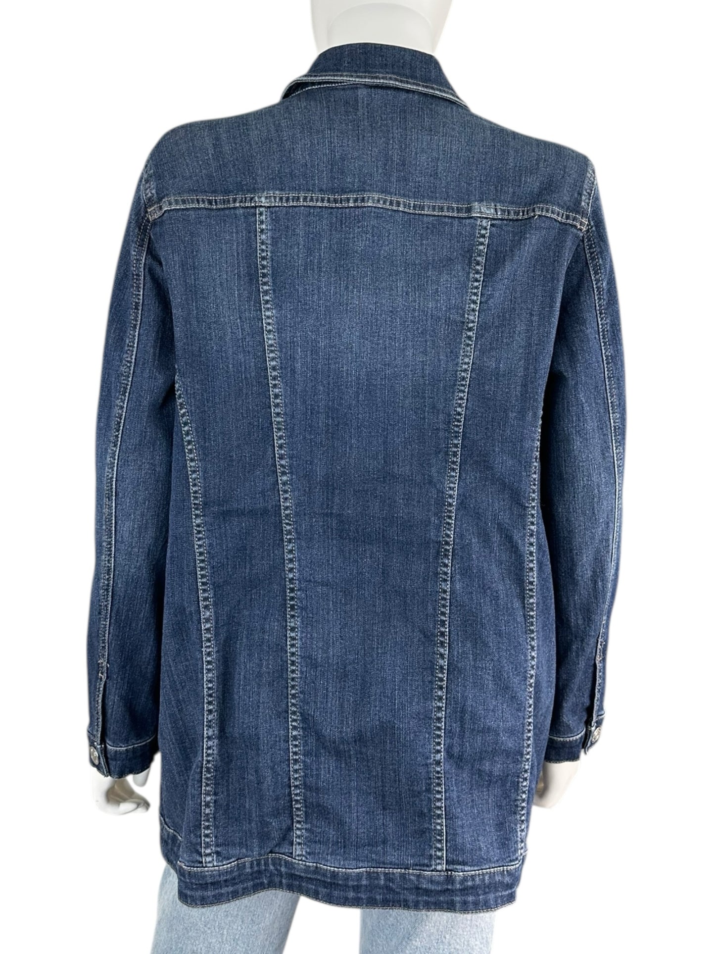Chico's Size L Jacket - Denim