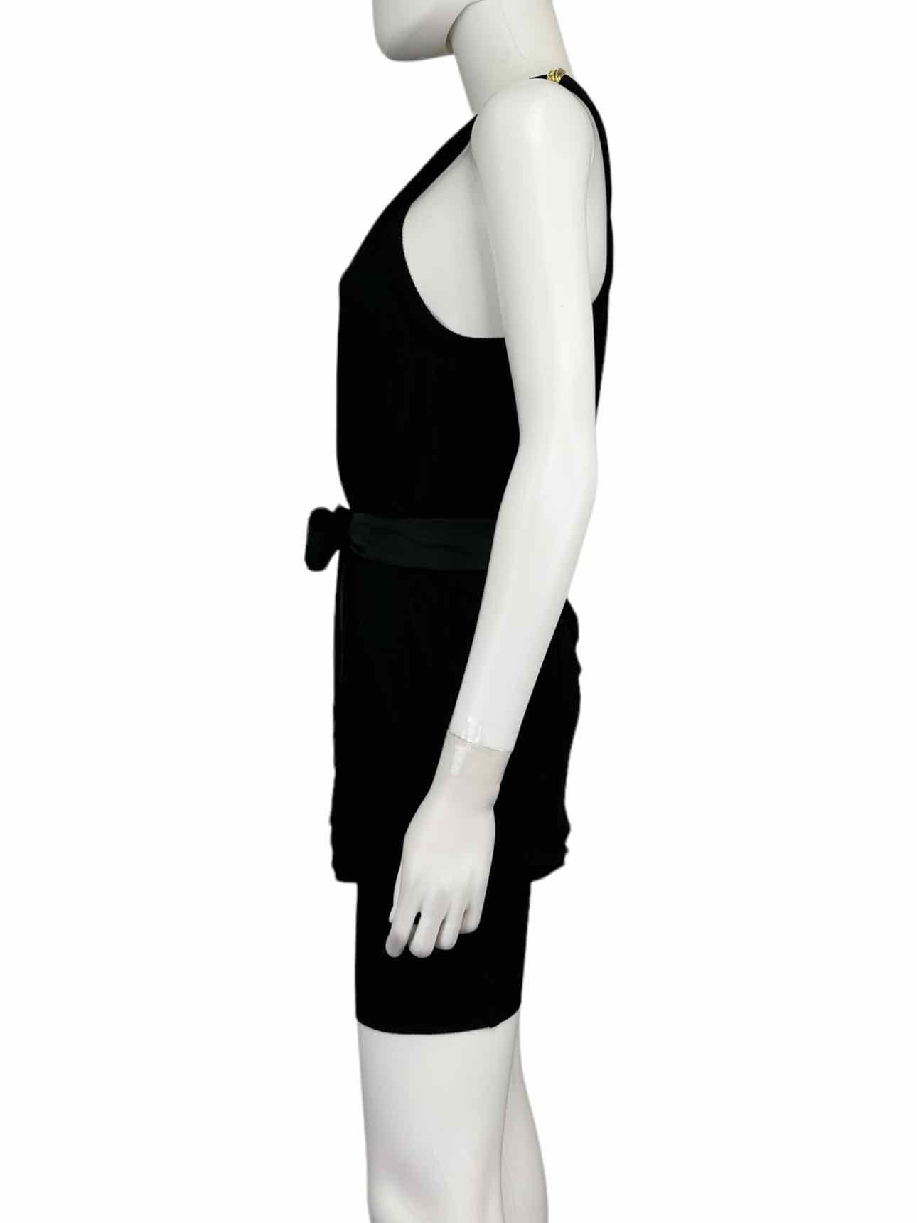 Roberto Cavalli Black Halter Cocktail Dress Size S
