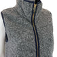 Woolrich Gray Suskiyou Curley Fleece Vest Size S