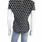 Boden Black Polka Dot Blouse Size 12