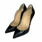 Christian Louboutin Hot Chick 100 Black Patent Pump Size 37