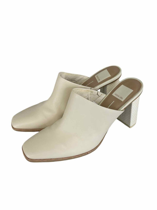 Dolce Vita Size Cream Parez Mules Size 7.5