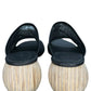 Huma Blanco Black Mesh Milla Mule Sandals SIze 38