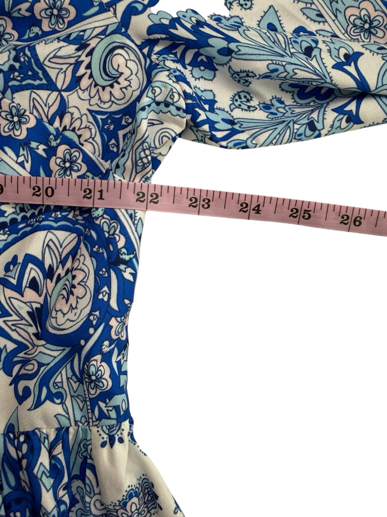 RAISHAMA Studio NWT Blue Maya Floral Shirt Dress Size 18