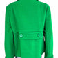 WORTHINGTON Wool Blend Green Pea Coat Size L