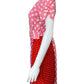 LE SUPERBE NWT Pink Polka Dot Wrap Mini Dress Size S