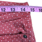 Adriano Goldschmid Red STEVIE Polka Dot Jeans Size 27