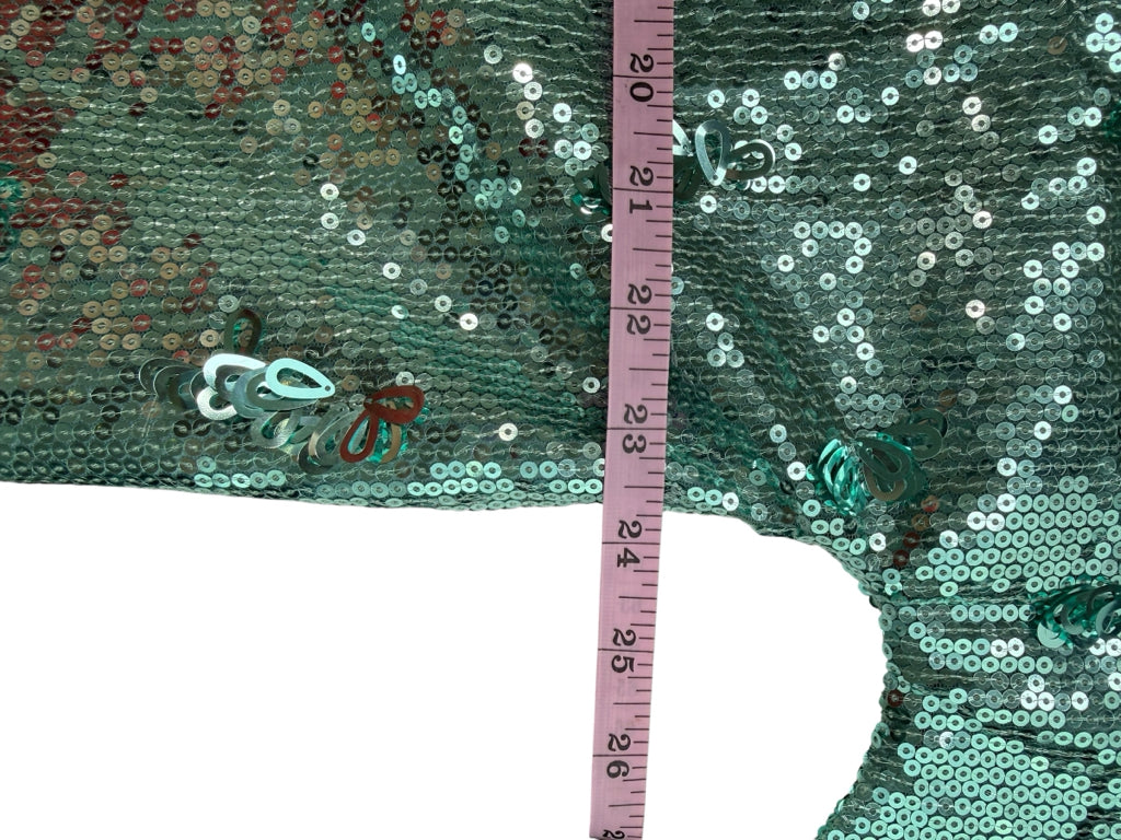 LA VIE STYLE HOUSE NWT Mint Sequin Mini Cocktail Dress Size O/S