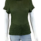 FRAME Dark Green Knit Top Size XL