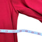 KATHERINE BARCLAY Red Knit Mini Dress Size M