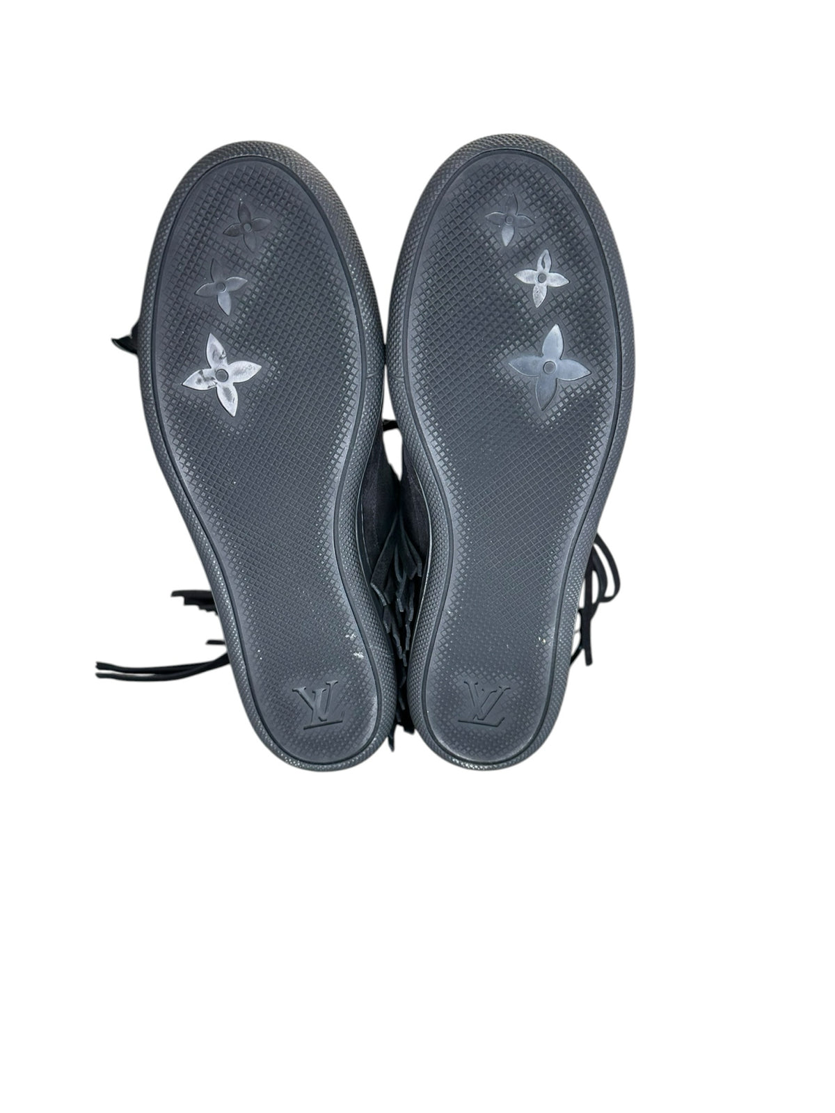 Louis Vuitton Black Millenium Wedge Sneaker Size 37.5