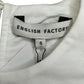 ENGLISH FACTORY NWT White Cotton Ruffle Blouse Size S