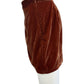 Free People Brown Velvet Vivian Mini Skirt Size 8