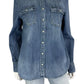 J. Crew Blue Demin Button-Down Shirt Size 12