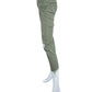 PAIGE Green Distressed Hoxton Slim Crop Jeans Size 27