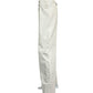 Tory Burch Cream Twill High Waisted Wide Leg Pants Size 6