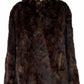 bensky furs Vintage Brown Mink Fur Coat Size L