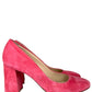 CORDANI Pink Suede Block Heel Size 37