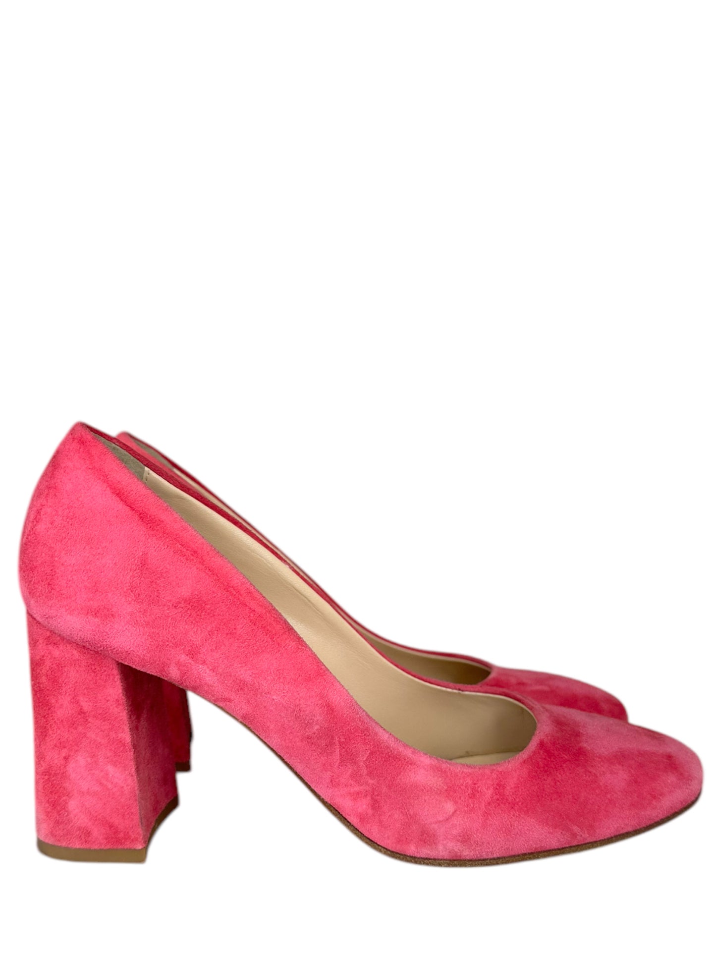 CORDANI Pink Suede Block Heel Size 37