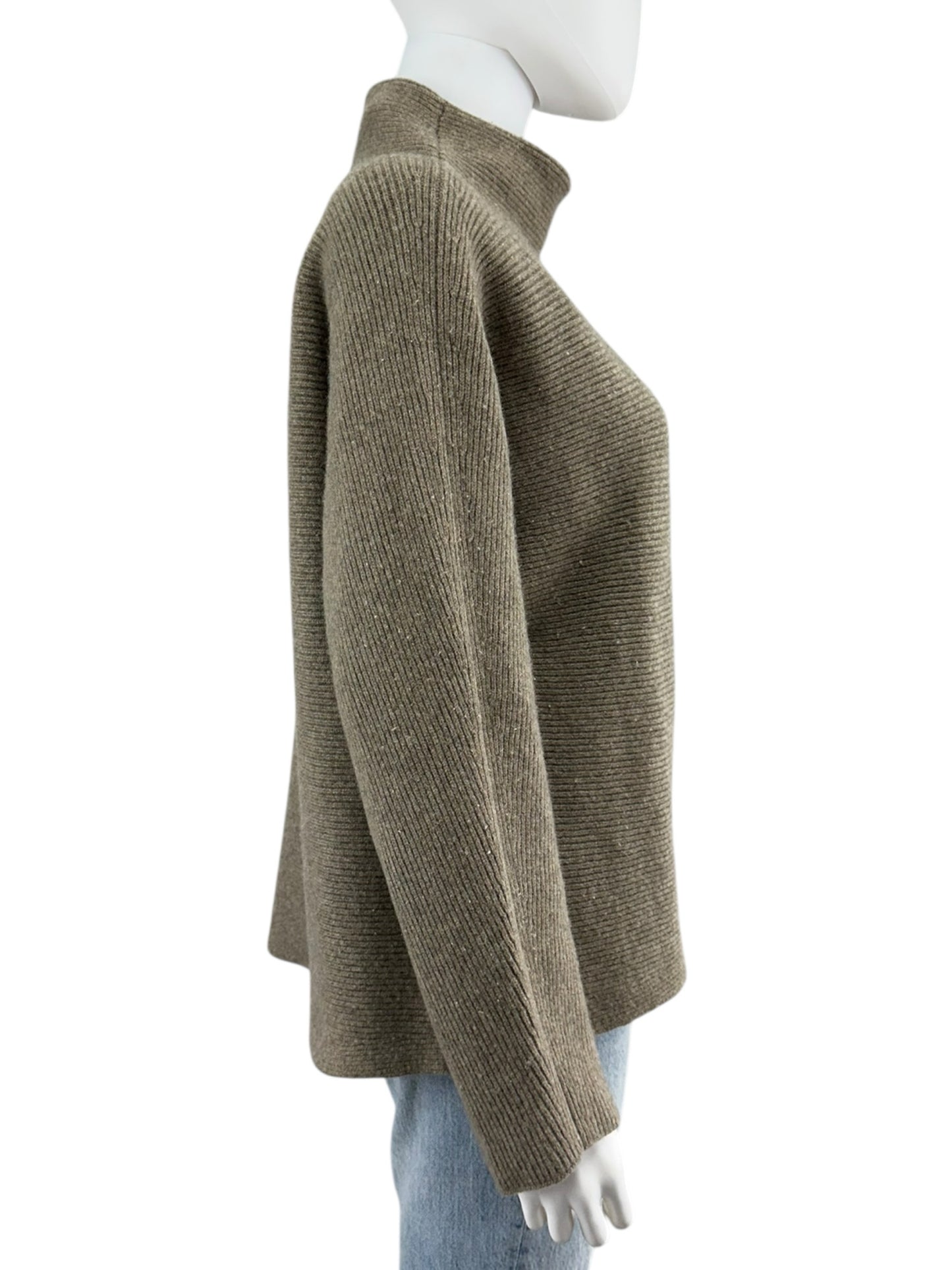 vince. Brown Wool Cashmere Sweater Size M Sweater