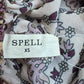 Spell & the Gypsy Cream and Purple Casual Dress Size XS