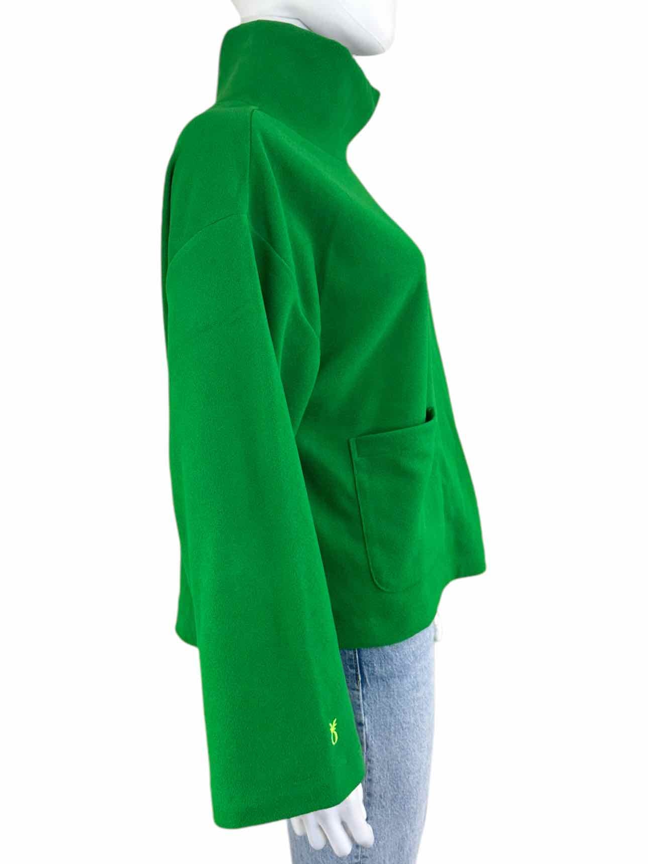 Dudley Stephens Green Turtleneck Pullover Size XL