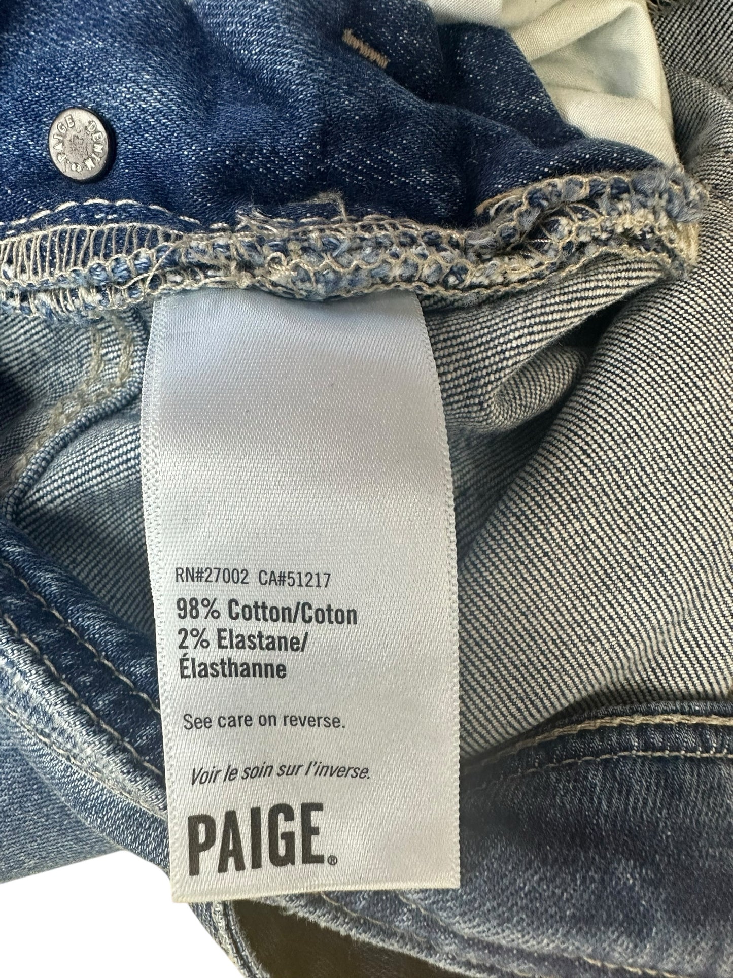 PAIGE Denim Overalls Size 27
