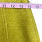 Jonathan Saunders Olive Wool Pencil Skirt Size 8