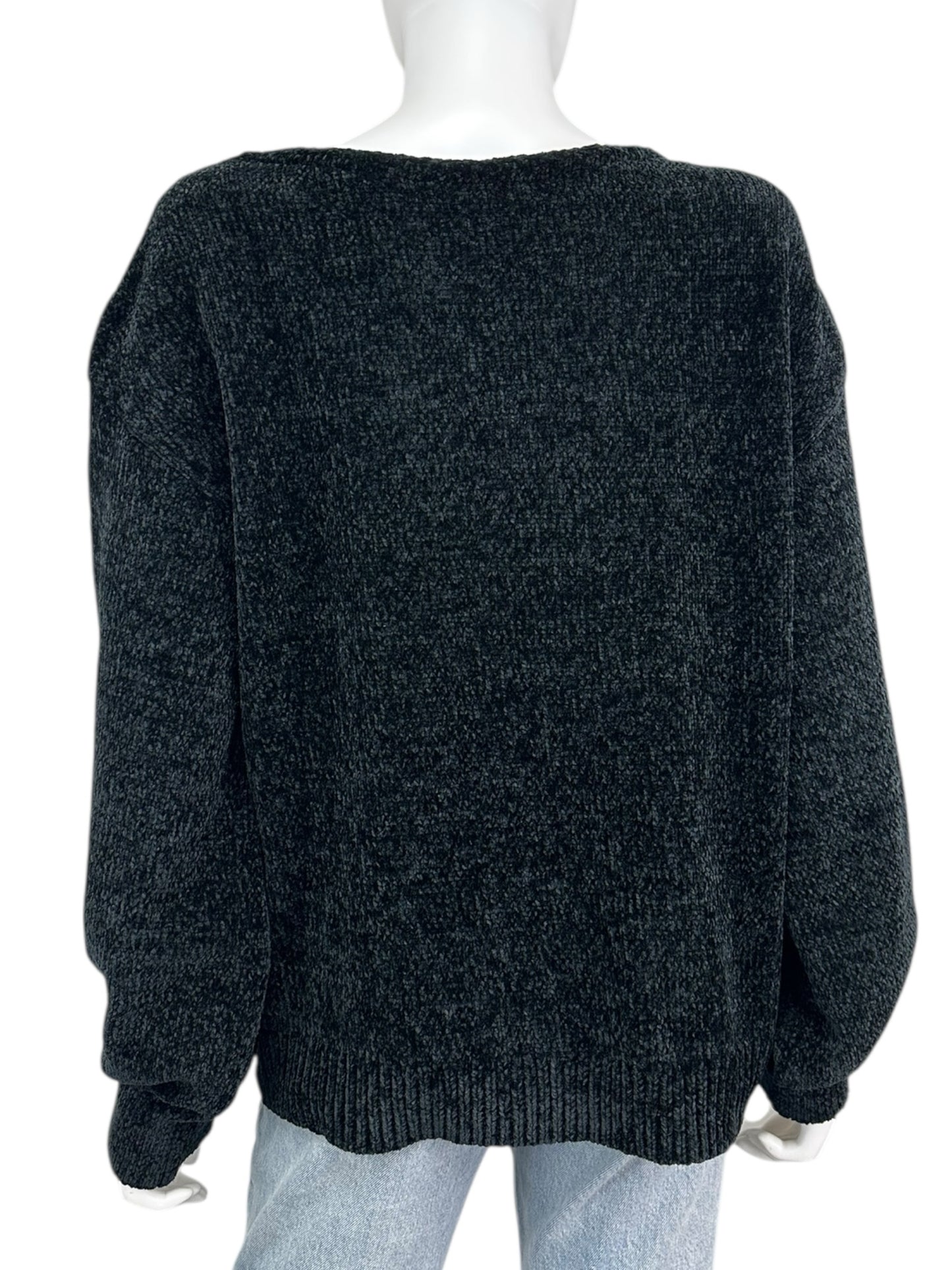 Tommy Bahama Black Chenille Sweater Size L