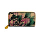 BURBERRY Peony Rose Printed Haymarket Check Continental Wallet