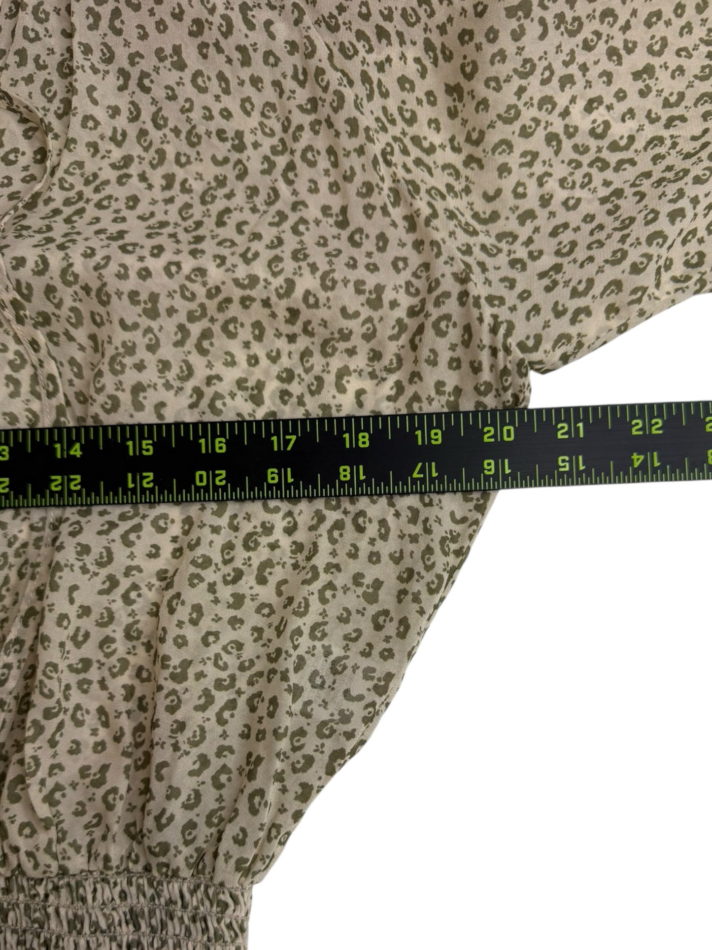 Lavender Brown Blouse Size L