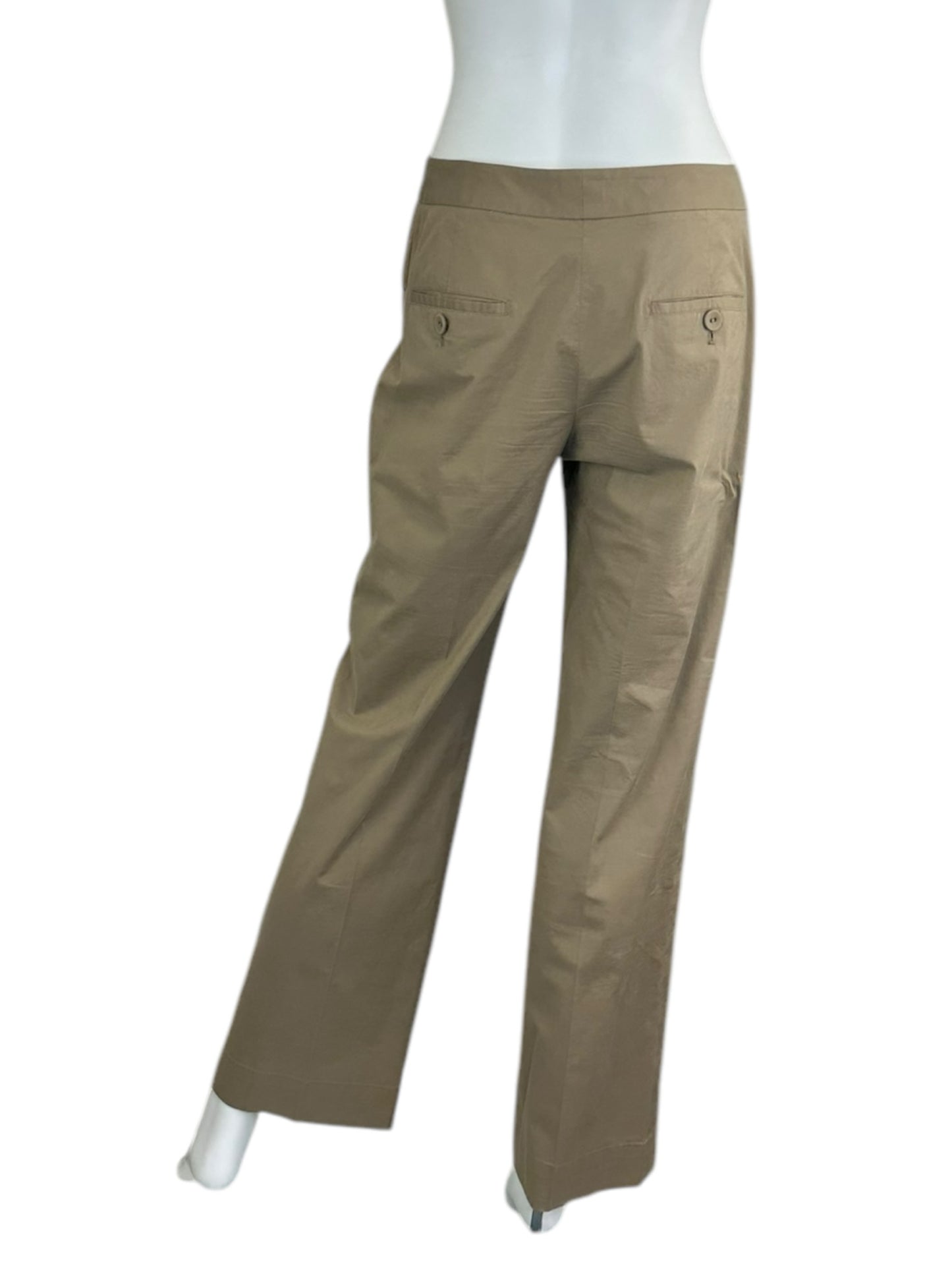 ETCETERA Light Brown Straight Leg Pants Size 6