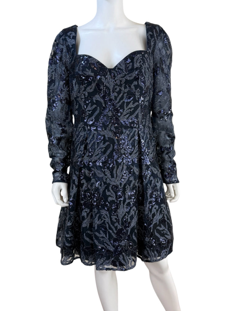 Dress the Population NWT Navy Brie Sequin Mini Dress Size XXL