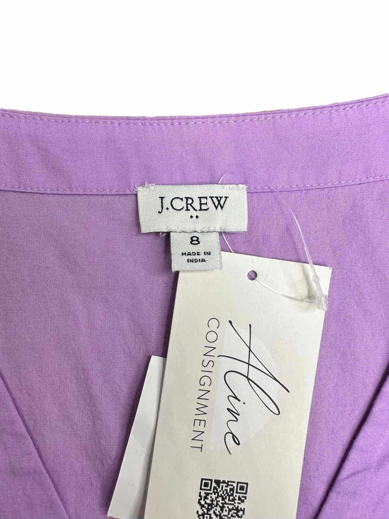 J. Crew Purple Mini Dress Size 8