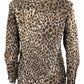 J. McLaughlin Leopard Print Button-Down Size M