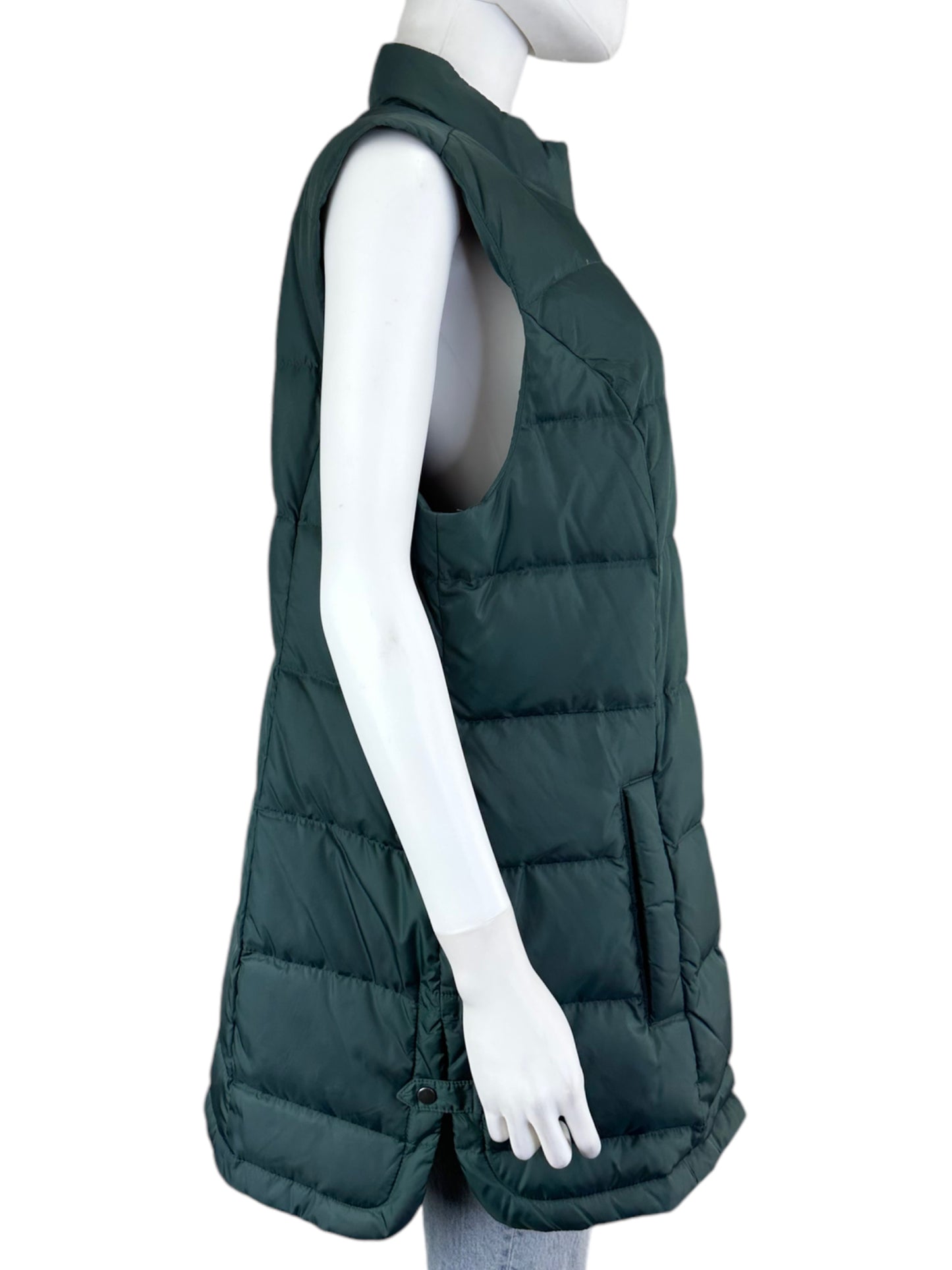 J. Jill Green Puffer Vest Size L