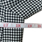 KARL LAGERFELD Black Houndstooth Blazer Size 8