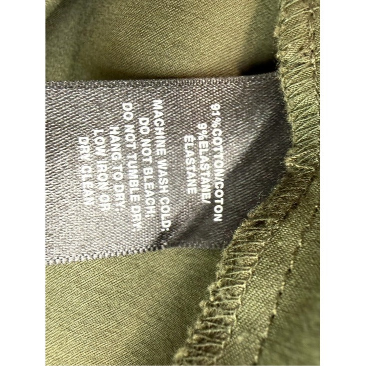 Lafayette 148 New York Olive Peggy Shirt Dress Size L
