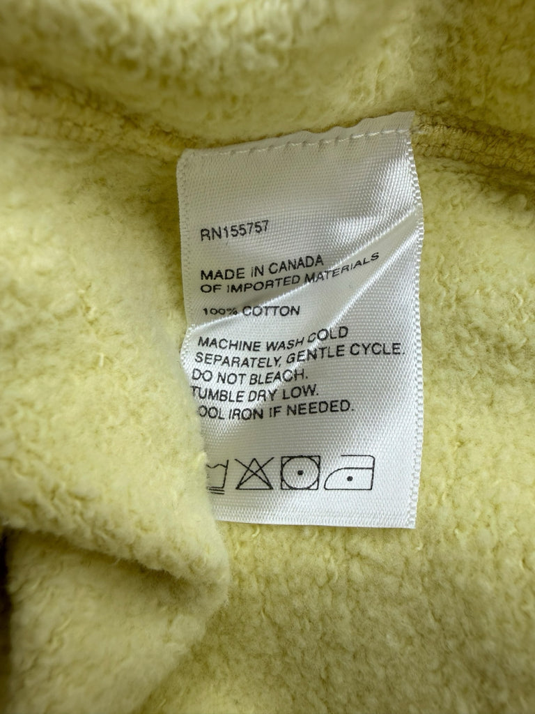 Madhappy Yellow Apple Pan Pie Fleece Sweat Shirt Size S