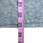 WHITE + WARREN Gray V-Neck Top Size M