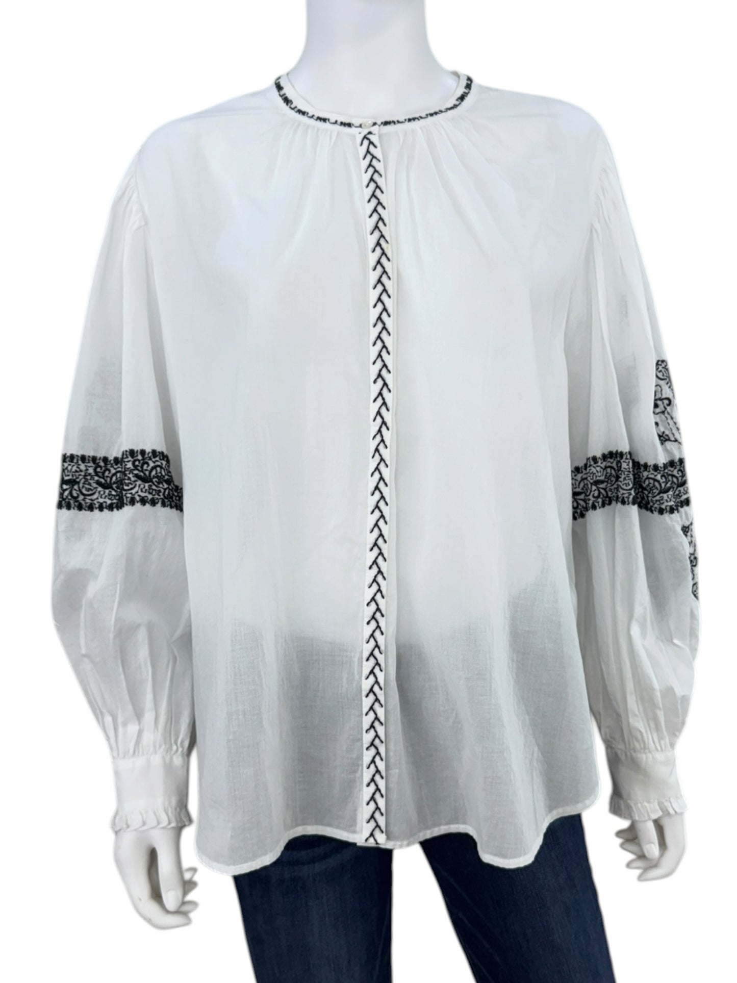 jade Size M Button-Down Shirt