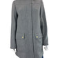 J. Crew Gray Vail Wool Blend Hooded Parka Size 10