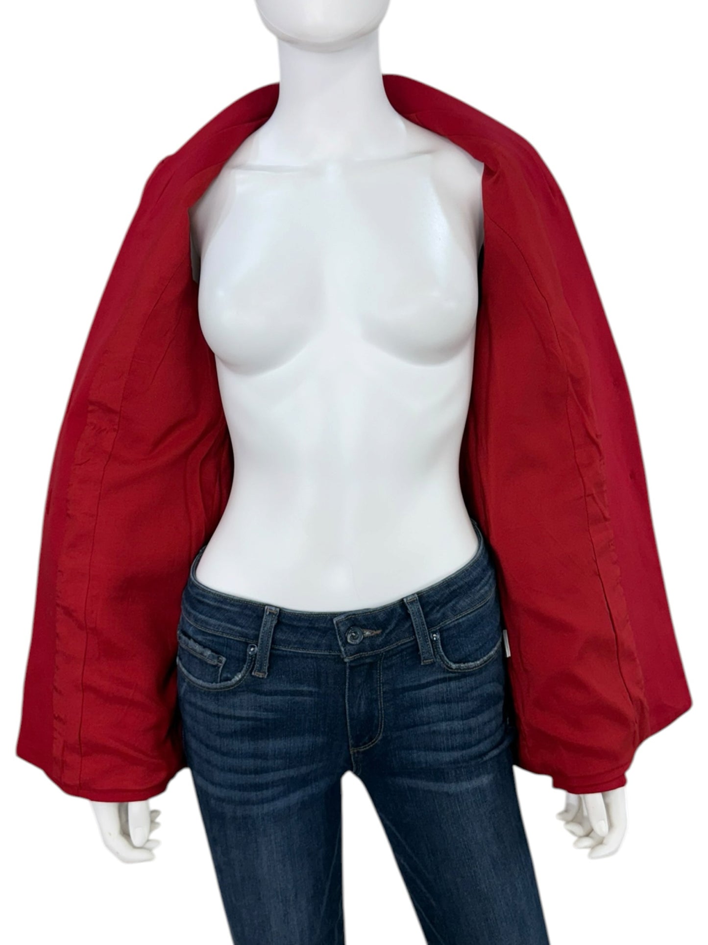 SHOW ME YOUR MUMU NWT Red Major Blazer Size XS