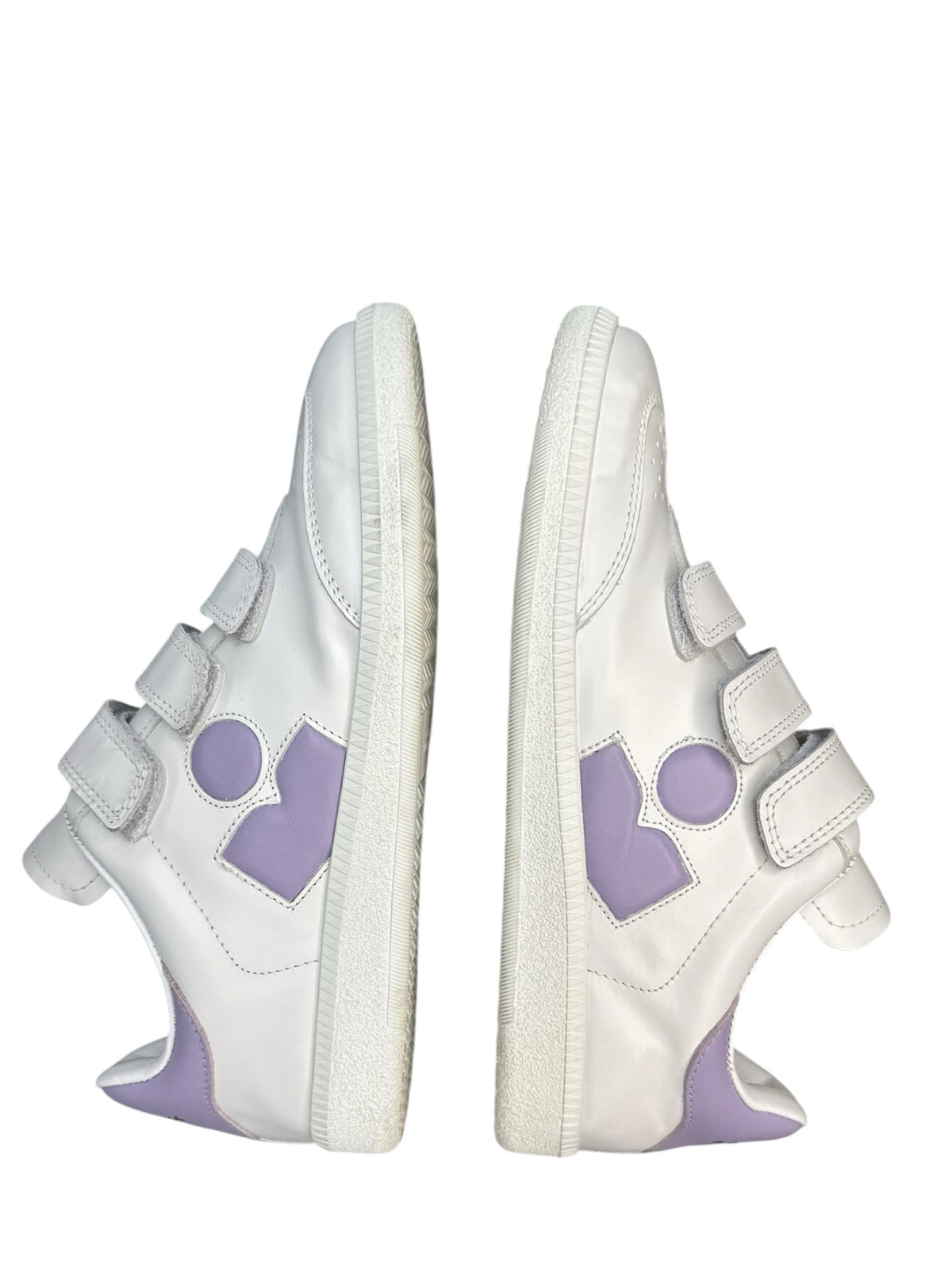 Isabel Marant Beth White/Lilac Low-Top Sneakers Size 37