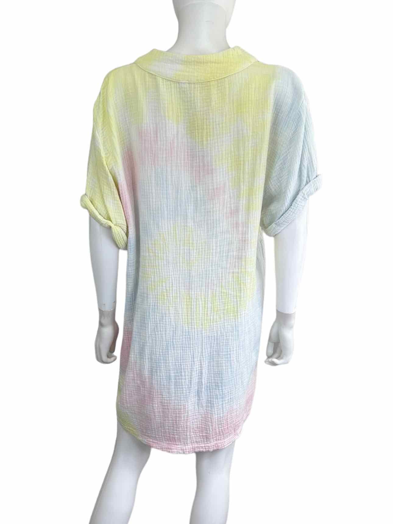 Karlie Casual Tye Die Gauze Dress Size L