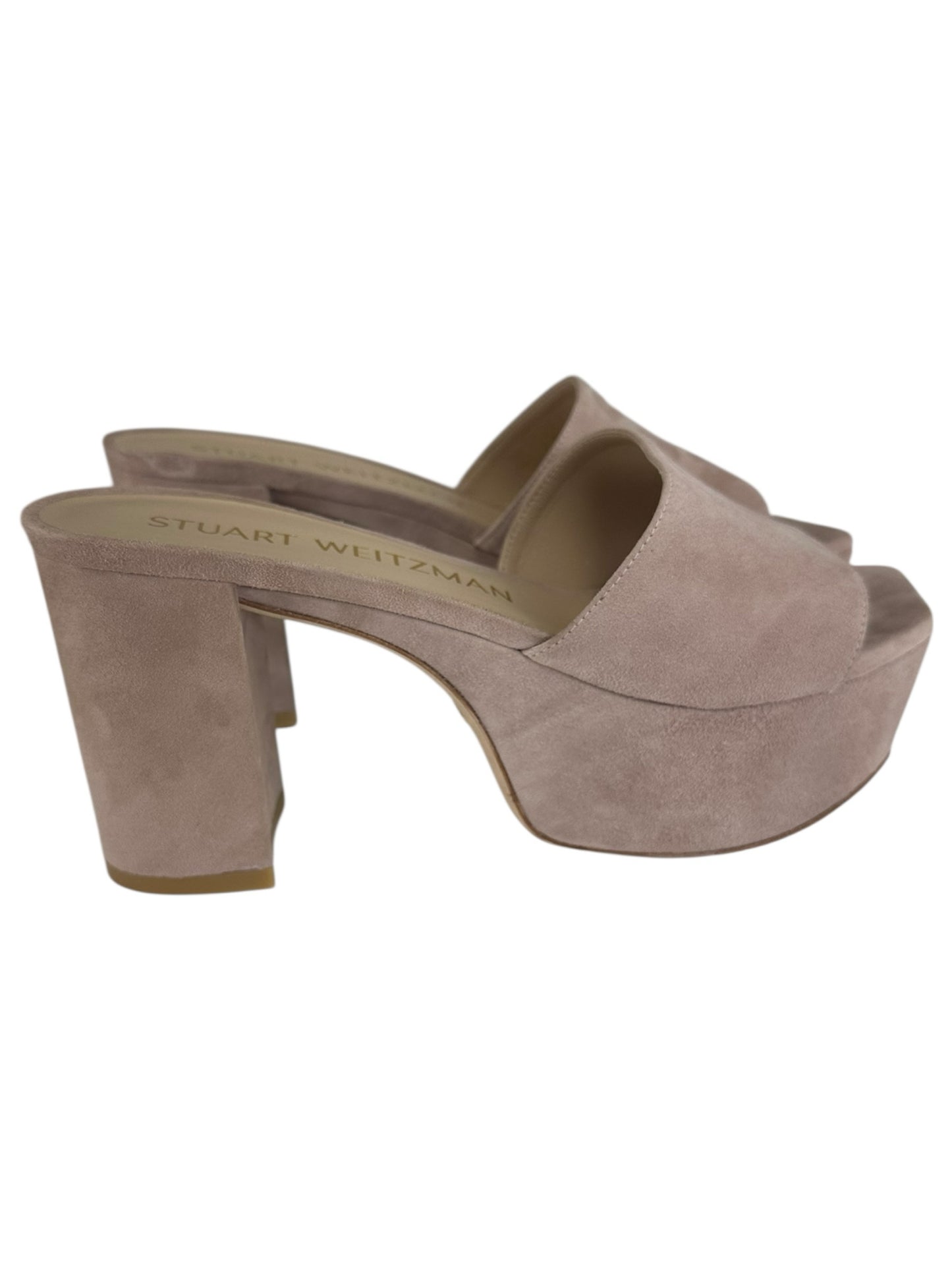 STUART WEITZMAN Lilac Suede Platform Sandal Pump Size 9